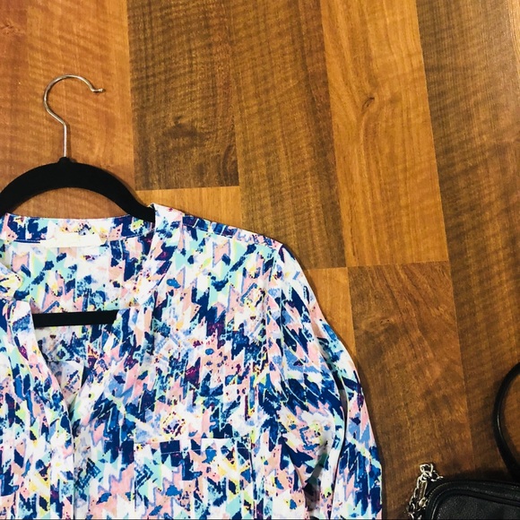 Aztec Print Blouse - Picture 3 of 3